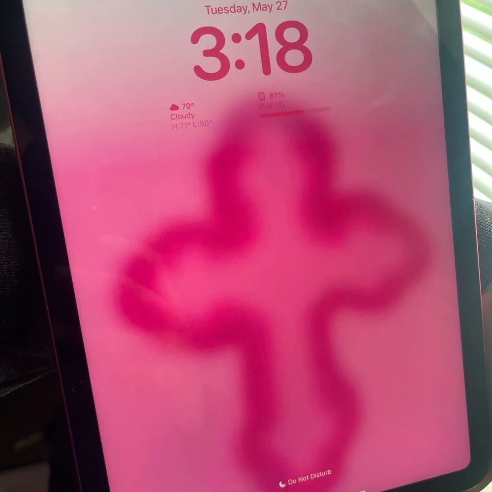 Apple Pink Tablet Vibrant Display Sleek Design